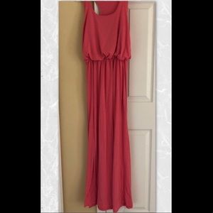 Pink Maxi Dress by DEREK HEART